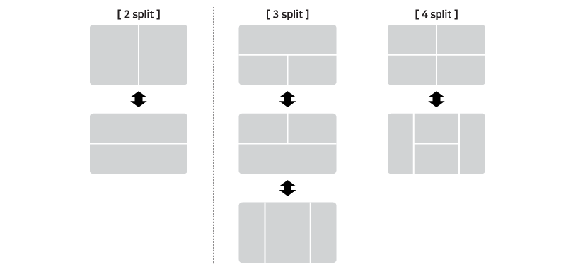 SPLIT SCREEN SWITCH